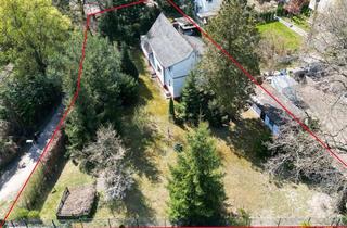 Grundstück zu kaufen in 14532 Kleinmachnow, Großes, sonniges BGS mit Altbestand für moderne Bauhausvilla - Flachdach und Staffelgeschoss möglich