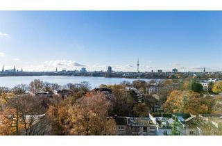 Penthouse kaufen in 22085 Uhlenhorst, Penthouse in Uhlenhorst: Große Terrasse mit Alsterblick über den Dächern Hamburgs