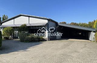 Gewerbeimmobilie kaufen in 26169 Friesoythe, Hochwertige Lager-/Produktionshalle, mit modernem und großem Betriebsleiterwohnhaus (provisionsfrei)