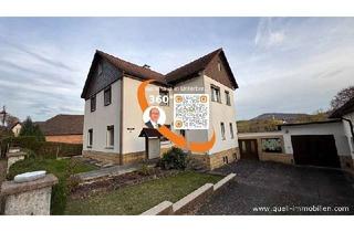 Haus kaufen in 36414 Unterbreizbach, Gepflegtes EFH mit Garagen, Nebengebäude, Gartenhaus u. schönem Grst. in Unterbreizbach zu verkaufen