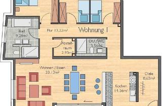 Wohnung kaufen in Mühlstraße 1, 71083 Herrenberg, Herrenberg - Stilvolle 4,5 Zimmer mit Traumbad und Garten