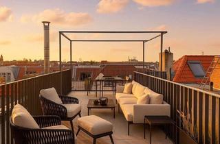 Wohnung kaufen in Prenzlauer Berg, 10437 Prenzlauer Berg, Moderne Dachgeschosswohnung mit Aufdachterrasse im charmanten Helmholtzkiez