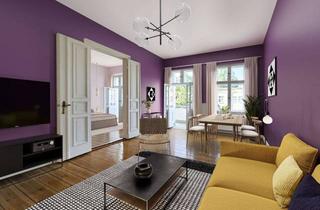 Wohnung kaufen in Grünberger Straße 10, 10243 Friedrichshain, Altbaucharme mit Balkon im Szeneviertel