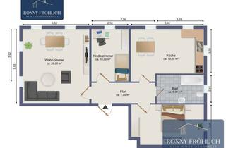 Wohnung mieten in Rathausplatz, 09235 Burkhardtsdorf, 3-Zimmer-Wohnung in Meinersdorf zu vermieten mit großem Wohnzimmer + Stellplatz