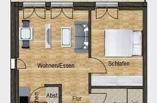 Wohnung mieten in Carl-Schurz-Straße 27, 55543 Bad Kreuznach, Carlsgarten Bad Kreuznach - 2-Zimmerwohnung in Bad Kreuznach-Süd mit Stellplatz und Terrasse