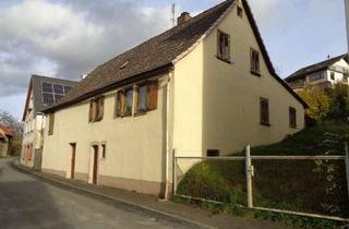 Haus kaufen in 97855 Triefenstein, Homburg: kleines Häuschen mit Nebenflächen für Bastler!