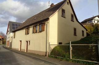 Haus kaufen in 97855 Triefenstein, Homburg: kleines Häuschen mit Nebenflächen für Bastler!