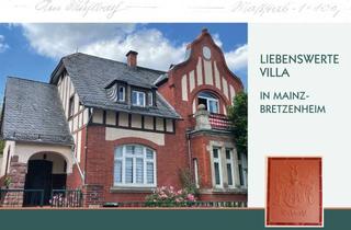 Villa kaufen in 55128 Bretzenheim, Wundervolle kleine Villa mit Nebengebäude und schönem Grundstück in Mainz Bretzenheim