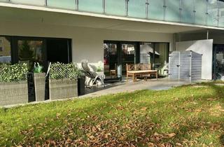 Wohnung kaufen in 73326 Deggingen, Wohnen Am Park - 3,5 Zimmerwohnung im EG mit eigenem Garten und überdachter Terrasse