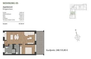 Wohnung kaufen in 26340 Zetel, Wohnen am Urwald - 17 moderne Eigentumswohnungen in Neuenburg WG 5 Kauf