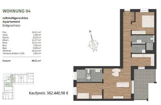 Wohnung kaufen in 26340 Zetel, Wohnen am Urwald - 17 moderne Eigentumswohnungen in Neuenburg WG 4 Kauf