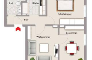 Wohnung kaufen in 97996 Niederstetten, Niederstetten - Perfekte 3-Zimmer Wohnung ohne Maklerprovision