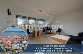 Wohnung kaufen in 23774 Heiligenhafen, Frisch modernisiert: 1,5 Zi. Dachgeschosswohnung inbeliebter Lage mit PKW-Stellplatz