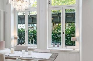 Wohnung kaufen in 20144 Harvestehude, Hochwertige Erdgeschoss Wohnung am Isemarkt mit zwei Terrassen und eigenem Garten