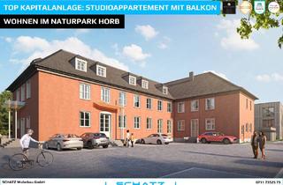 Wohnung kaufen in 72160 Horb, TOP KAPITALANLAGE: STUDIO-APPARTEMENT mit Balkon im Naturpark Horb