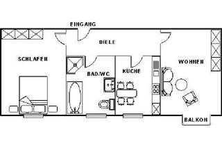 Wohnung mieten in Kohllohstr. 17, 95666 Mitterteich, Schöne, helle 2-Zimmer-Wohnung mit Balkon