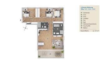 Wohnung mieten in Friedrichshafener Straße 149, 88085 Langenargen, Großartige 4 Zimmer Neubauwohnung NaturELLA