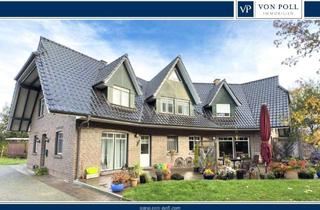 Einfamilienhaus kaufen in 26169 Friesoythe, Exklusives Wohnen & Arbeiten: Attraktives Einfamilienhaus mit Gewerbeanteil