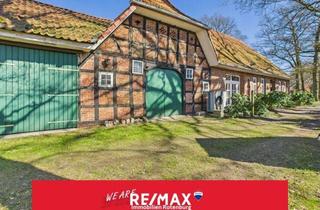 Gewerbeimmobilie kaufen in 27386 Hemslingen, Gewerbe trifft Landliebe - Ihr Platz für Wohnen, Werkstatt & Weide – Resthof mit Nebengebäude