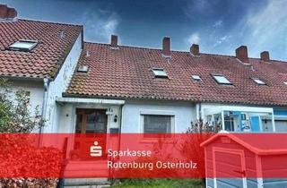 Haus kaufen in 27432 Bremervörde, Kleines gemütliches Reihenmittelhaus mit Modernisierungsstau!