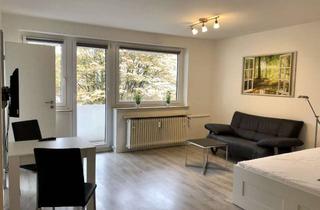 Immobilie mieten in Waldstraße, 30163 List, Blick auf den Stadtwald - möblierte 1-Zimmer Wohnung - List