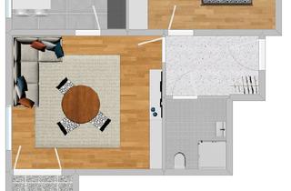 Wohnung kaufen in 73550 Waldstetten, Lichtdurchflutete 2-Zimmer-Wohnung - Betreutes Wohnen - ideal für Selbstnutzer oder Kapitalanleger**