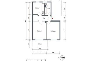 Wohnung mieten in Grüner Weg 19c, 14476 Groß Glienicke, Modernisierte 2-Zimmer-Wohnung, Terrasse + Gemeinschaftsgarten