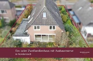 Einfamilienhaus kaufen in 22850 Norderstedt, Wohnhaus als Einfamilienhaus oder Zweifamilienhaus nutzbar