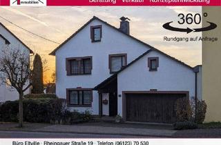 Einfamilienhaus kaufen in 65385 Rüdesheim am Rhein, Großes freistehendes Einfamilienhaus mit Fernblick + traumhaftem weiter bebaubarem Grundstück