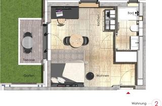 Immobilie mieten in Siebenbürgener Straße, 81377 Sendling-Westpark, Apartment voll möbliert, Neubau direkt am Westpark und U6