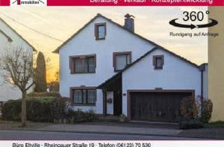 Einfamilienhaus kaufen in 65385 Rüdesheim am Rhein, Großes freistehendes Einfamilienhaus mit Fernblick + traumhaftem weiter bebaubarem Grundstück