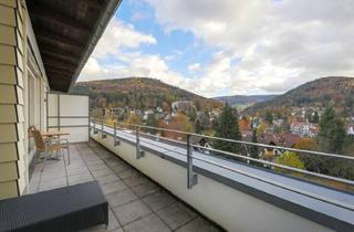Wohnung mieten in 76332 Bad Herrenalb, Großzügige 3 -Zimmer-Wohnung mit Dachterrasse in ruhiger Aussichtslage von Bad Herrenalb
