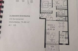 Wohnung kaufen in Am Breitenstein, 73265 Dettingen, 3-Zimmer Erdgeschosswohnung mit Garten in Dettingen unter Teck