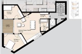 Wohnung mieten in 85221 Dachau, Helle, moderne 3-Zimmer Wohnung mit Einbauküche