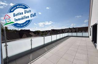 Wohnung mieten in 63820 Elsenfeld, DIETZ: HAUS PAULA! Penthauscharakter mit 50qm Dachterrasse ! Wärmepumpe, Tiefgarage, opt Einbauküche
