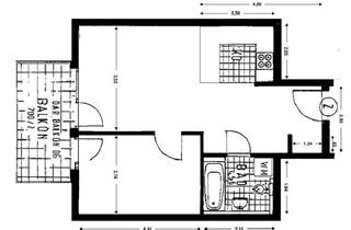 Wohnung mieten in 74626 Bretzfeld, Gepflegte 2-Zimmer-Wohnung mit Balkon in Bretzfeld
