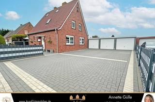 Haus kaufen in 26759 Hinte, KERNSANIERTES DOMIZIL MIT NEBENGEBÄUDE - WERKSTATT UND 3 GARAGEN