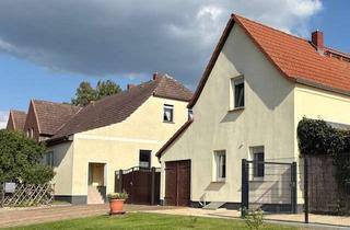 Einfamilienhaus kaufen in 14913 Niedergörsdorf, Charmantes Einfamilienhaus mit zusätzlicher Doppelhaushälfte auf großem Grundstück in ruhiger Lage