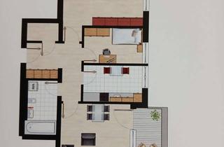 Wohnung mieten in Maximilianstraße, 82110 Germering, Moderne 2,5-Zimmer Wohnung im 3. OG mit Balkon in Germering