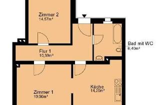 Wohnung mieten in Lauchhammerstraße 24A, 01591 Riesa, Helle 2-Zimmer-Wohnung in Riesa mit 65 m²