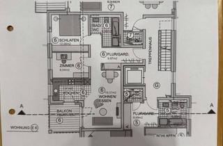 Wohnung mieten in 74564 Crailsheim, Moderne 3-Zimmer Wohnung im 2. OG mit Balkon in Crailsheim