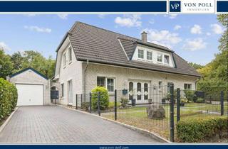 Haus kaufen in 28876 Oyten, Zweifamilienhaus mit Gewerbepotential und 7 Stellplätzen – Platz für Wohnen und Arbeiten in Oyten!