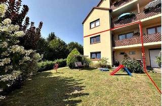 Wohnung kaufen in 09376 Oelsnitz, "Traumhafte 3-Zimmer-Wohnung - zwei Etagen & saniert, EBK, Garten, Balkon, Terrasse & Stellplatz"