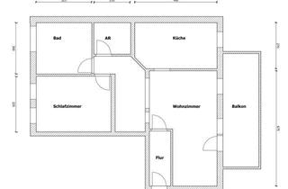 Wohnung mieten in Rödlitzer Straße, 09350 Lichtenstein, Sanierte 2-Raumwohnung mit Balkon