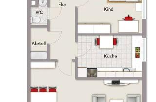 Wohnung mieten in Im Vogelsang, 35452 Heuchelheim, Helle 3-Zimmer Wohnung mit Balkon im 1. OG in Heuchelheim