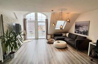 Wohnung mieten in 68642 Bürstadt, Stilvolle und modernisierte 2-Zimmer-Dachgeschosswohnung mit Balkon und EBK in Bürstadt