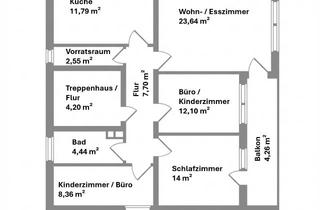 Wohnung mieten in 28832 Achim, Helles 4-Zimmer-Zuhause mit Weitblick-Balkon & Garage