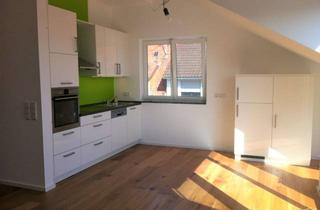 Wohnung mieten in 69226 Nußloch, Neuwertige 2-Zimmer-Dachgeschosswohnung mit Balkon und Einbauküche in Nußloch