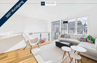 Wohnung kaufen in 90429 Muggenhof, Licht & Design auf 2 Ebenen – stilvoller Neubau mit Galerie und Balkon