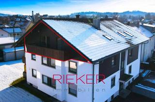 Wohnung kaufen in 88316 Isny, „Charmante" sonnige Dachgeschosswohnung - zentral mit Balkon. Tiefgaragenstellplatz.